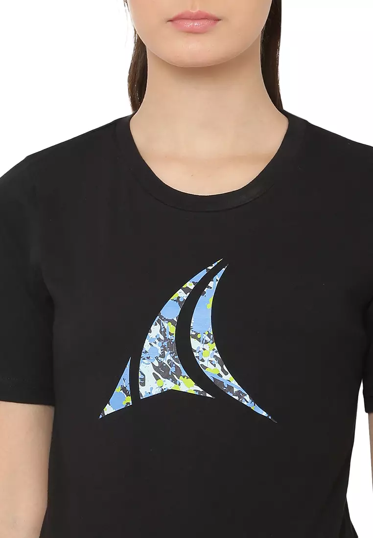 Women's Training/Gym Basic Black Tee