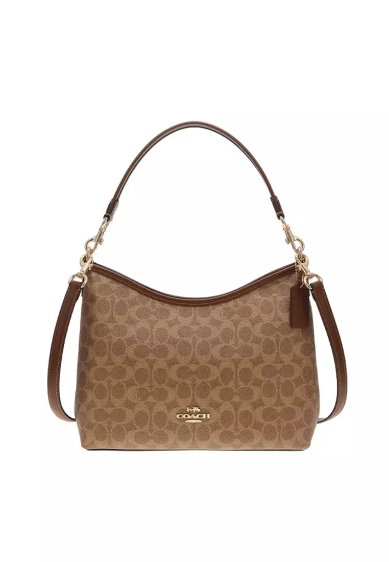 Buy Coach Laurel Shoulder Bag In Signature Canvas CV975 2026