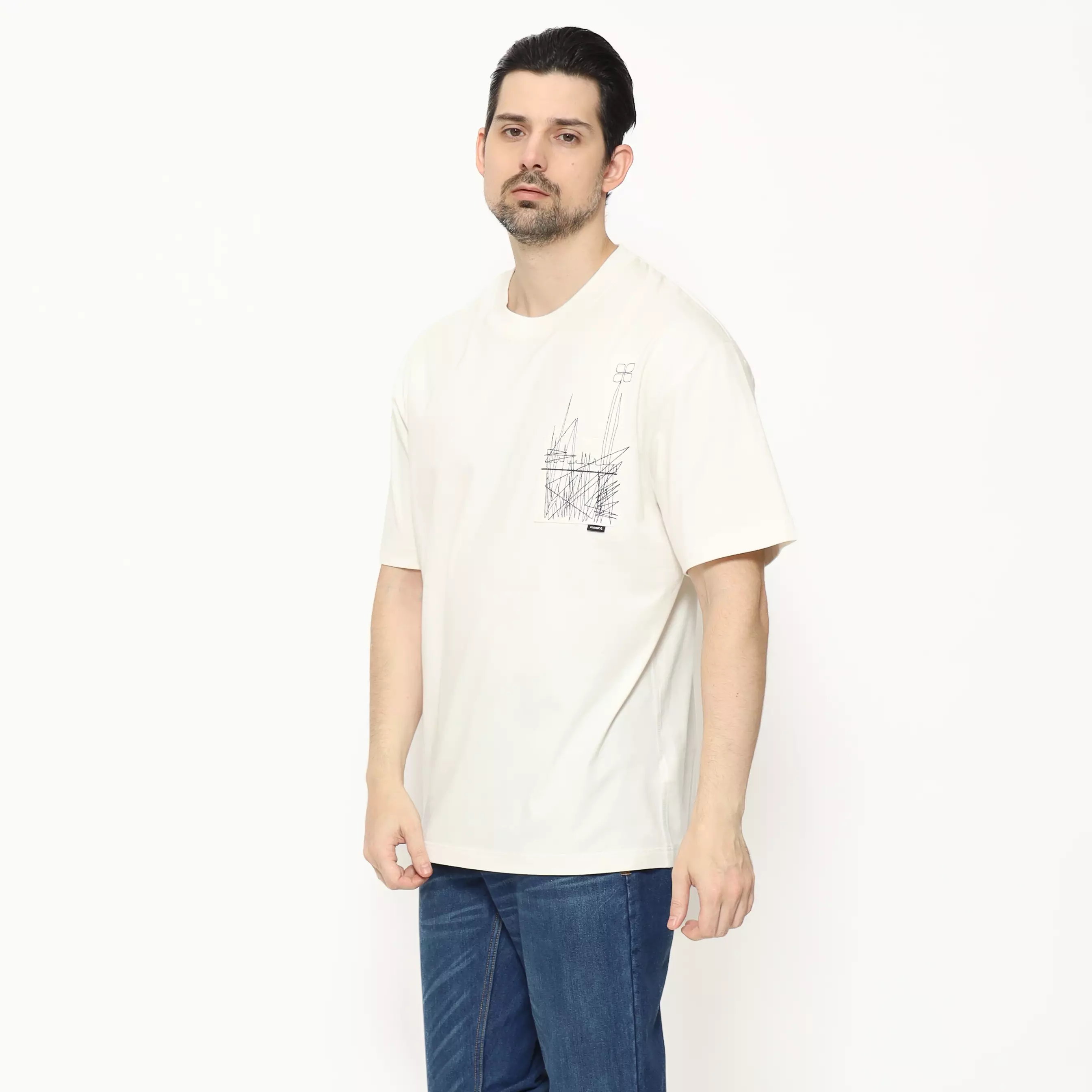 Insight Kaos lengan pendek Pria Juniper Oversize Planet Surf