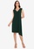 ZALORA WORK green Asymmetric Hem Dress 052B2AAFE297F9GS_1