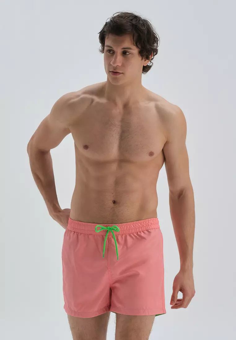 Salmon outlet swim trunks