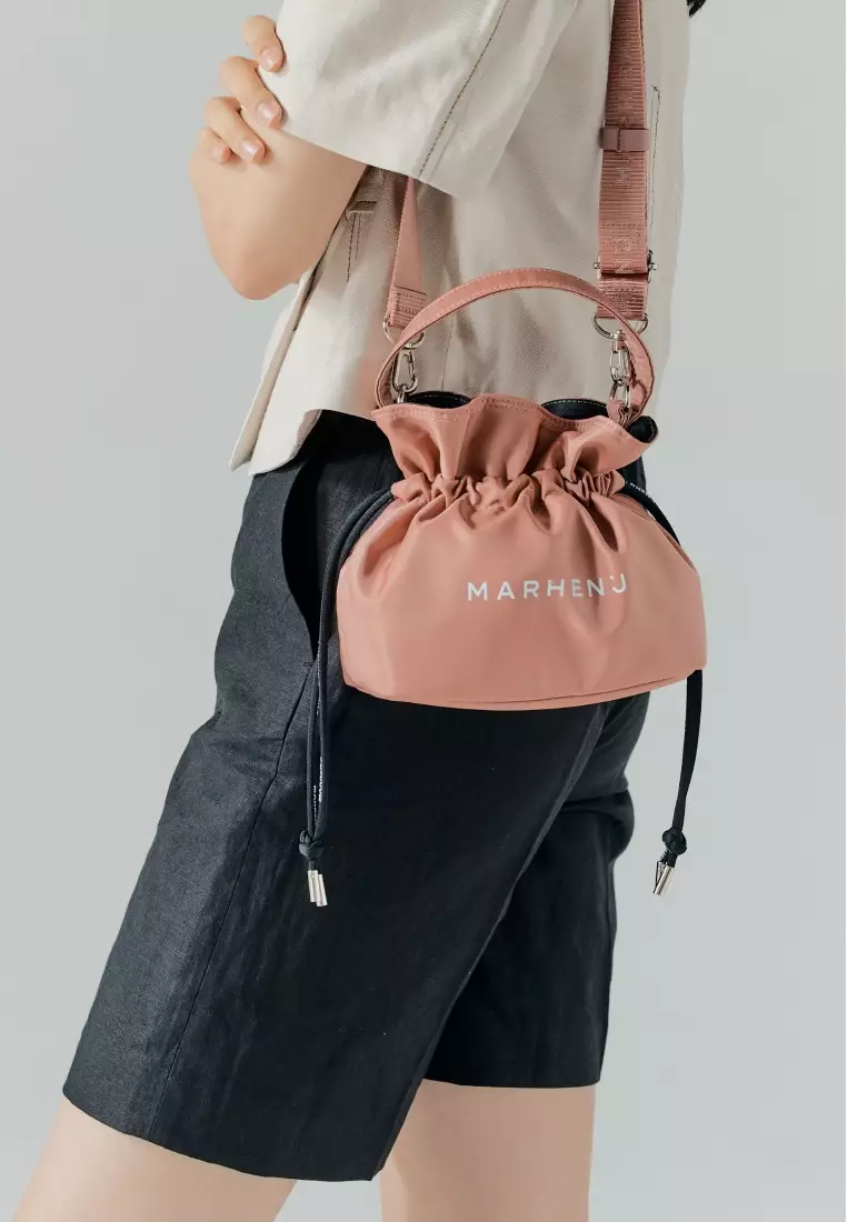 CHARRON + KONY SET Nylon Crossbody Bag Indi Pink