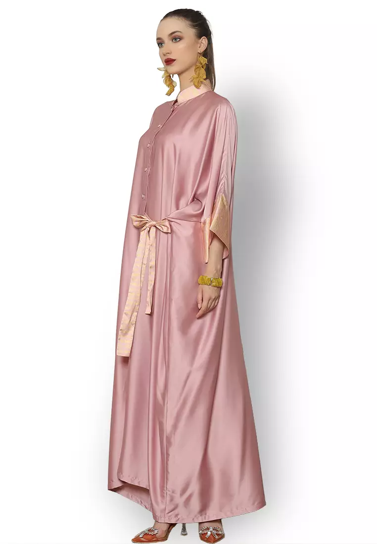 Kanzi Exclusive Long Sleeve Songket Kaftan