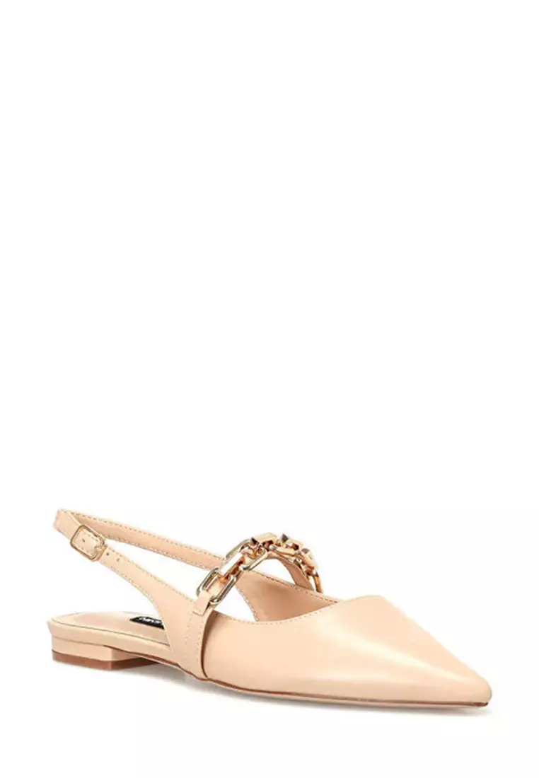 Discount on Nine West  shoes - SKU: David Slingback Ballerina Sugar Tan