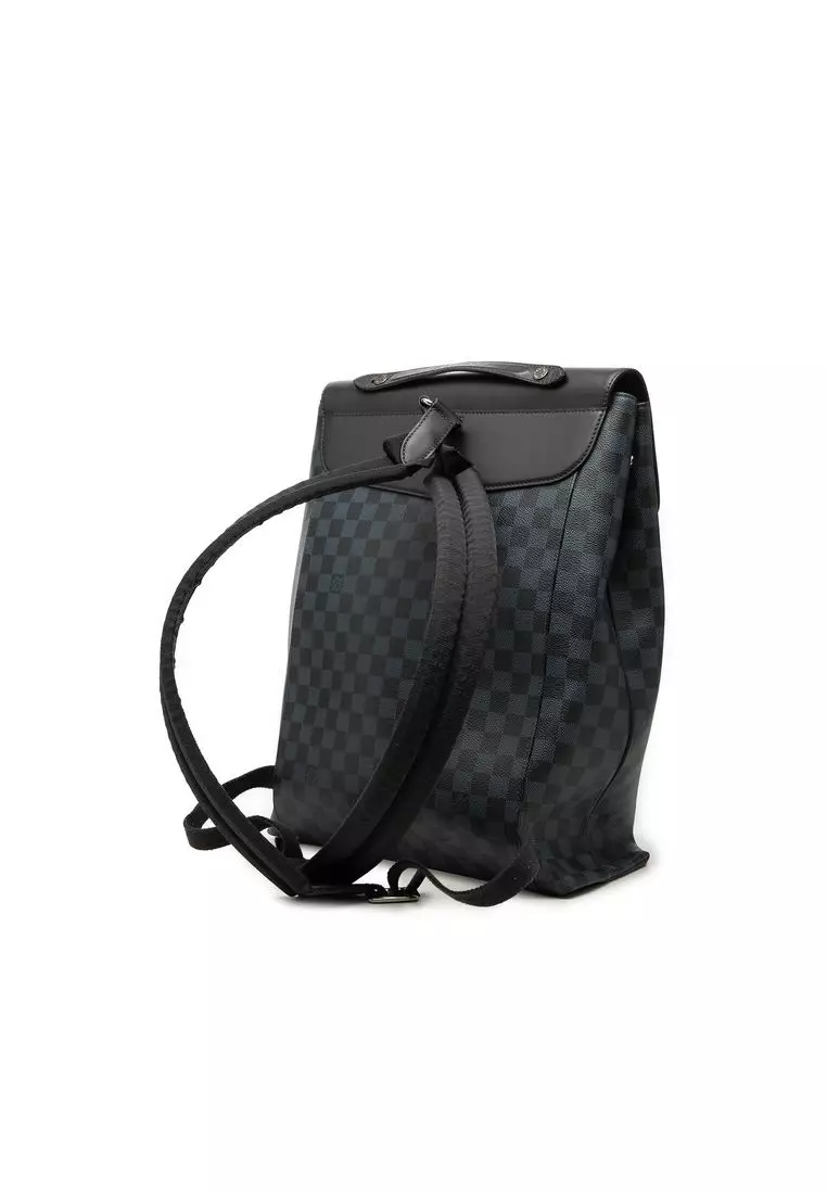 Pre-Loved Louis Vuitton Damier Cobalt Newport Backpack