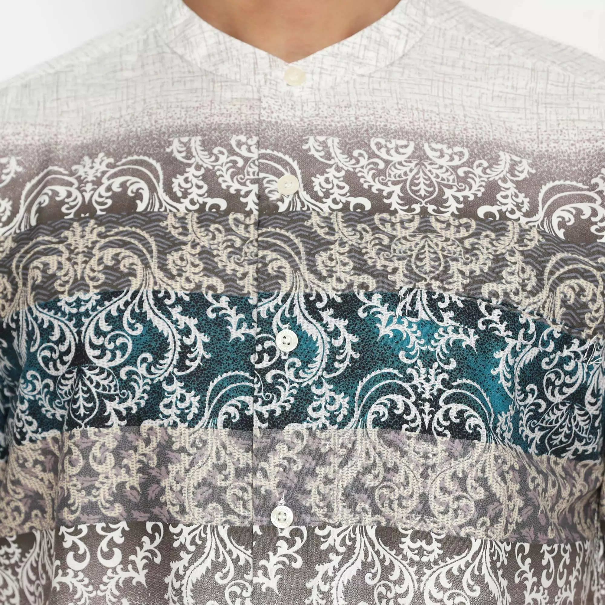 Platini Kemeja Koko Pria Lengan Pendek Katun Hijau 931277