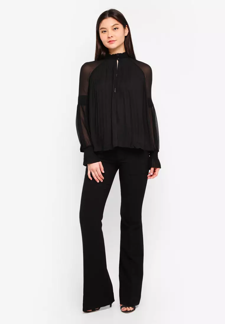 Leah Pleated Blouse