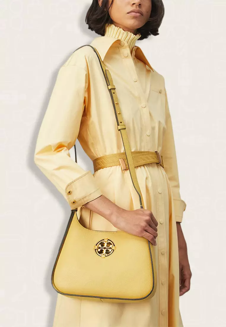 Jual TORY BURCH Tory Burch Small Miller Hobo Bag Beeswax Original