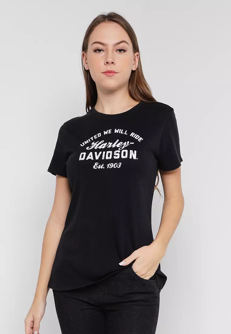 harley davidson printed t shirts