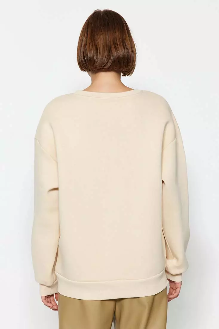 Oversized Fleece Inner Sweatshirt