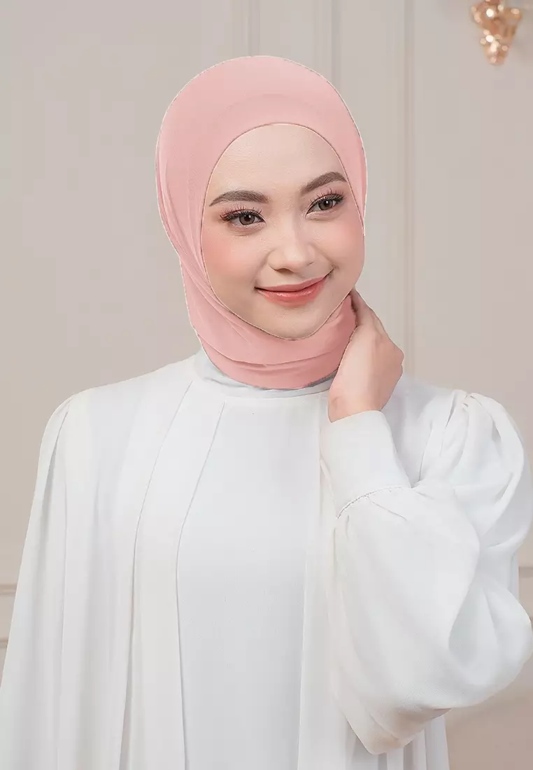 HIJAB INSTAN QIARA - PEACH