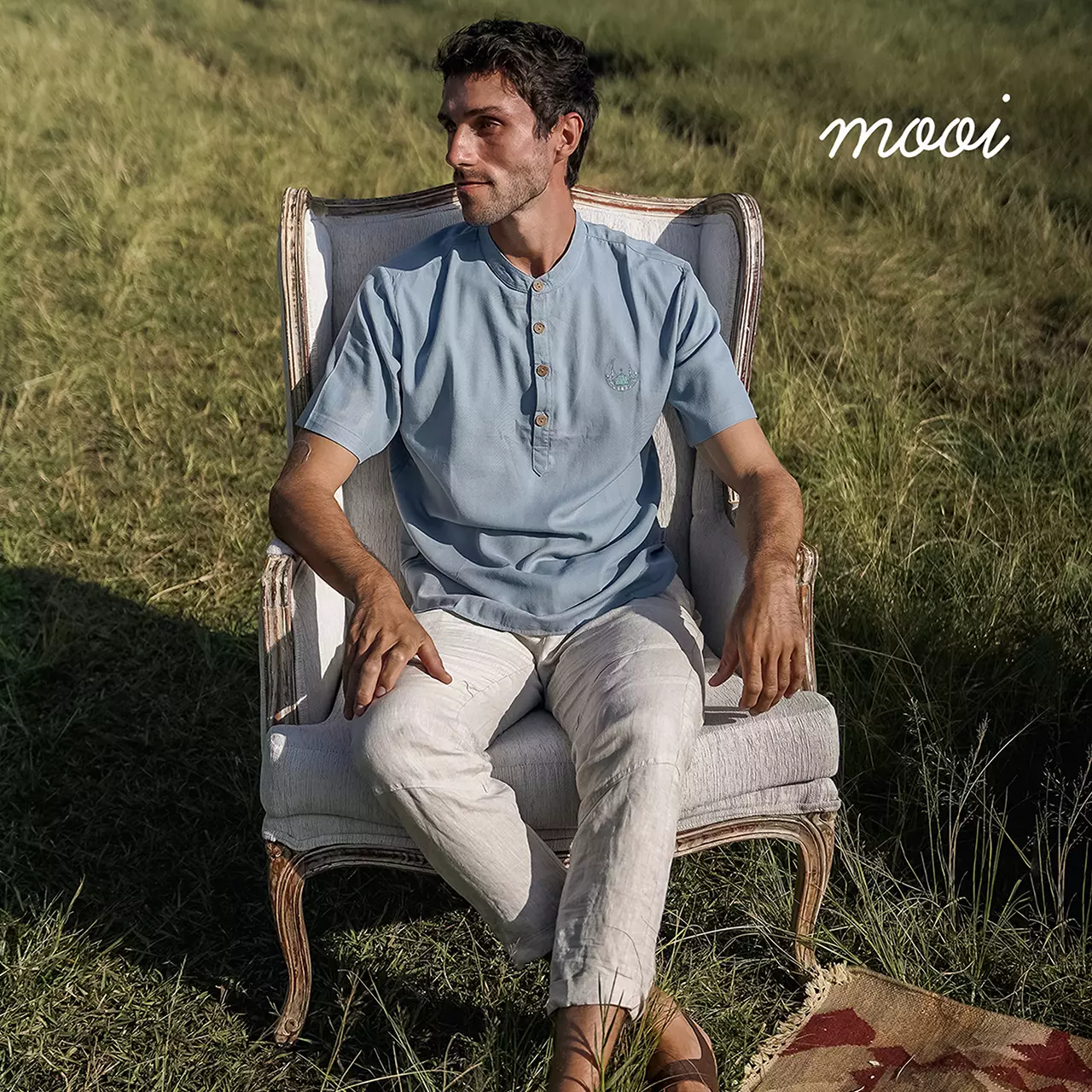 Mooi Atasan Pria Kemeja Pria Raya Collection Karim Koko V1 - Maroon