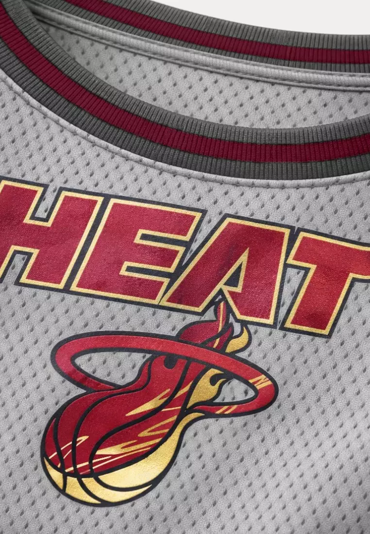 Miami Heat Jersey for Men Gray N' White Collection [C]