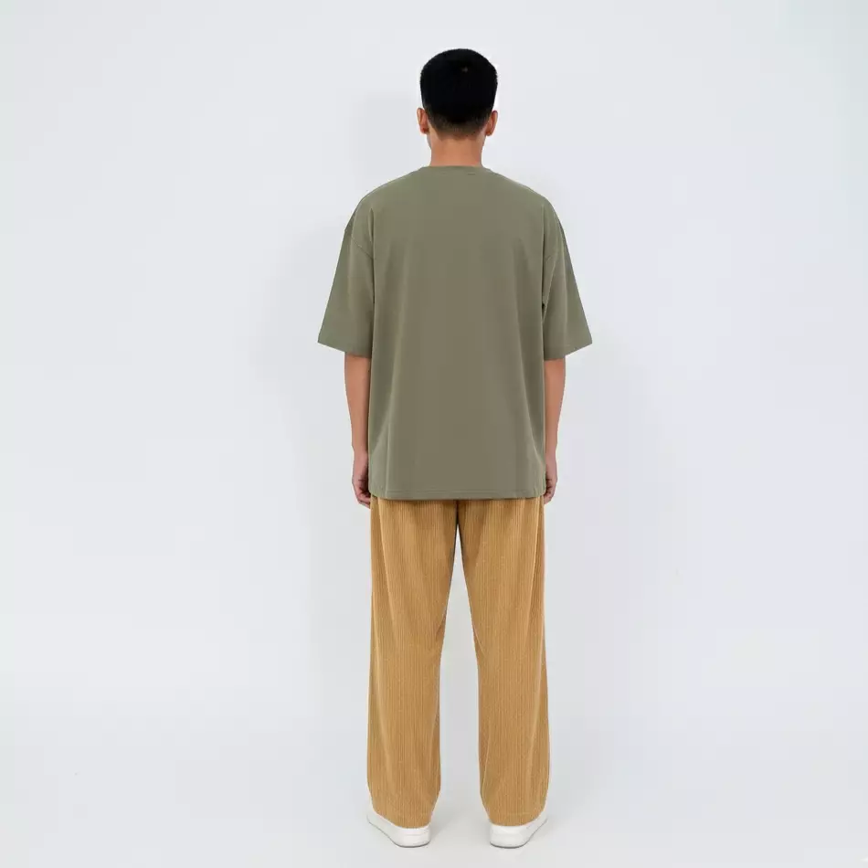 Raka Suede Corduroy Pants Coklat