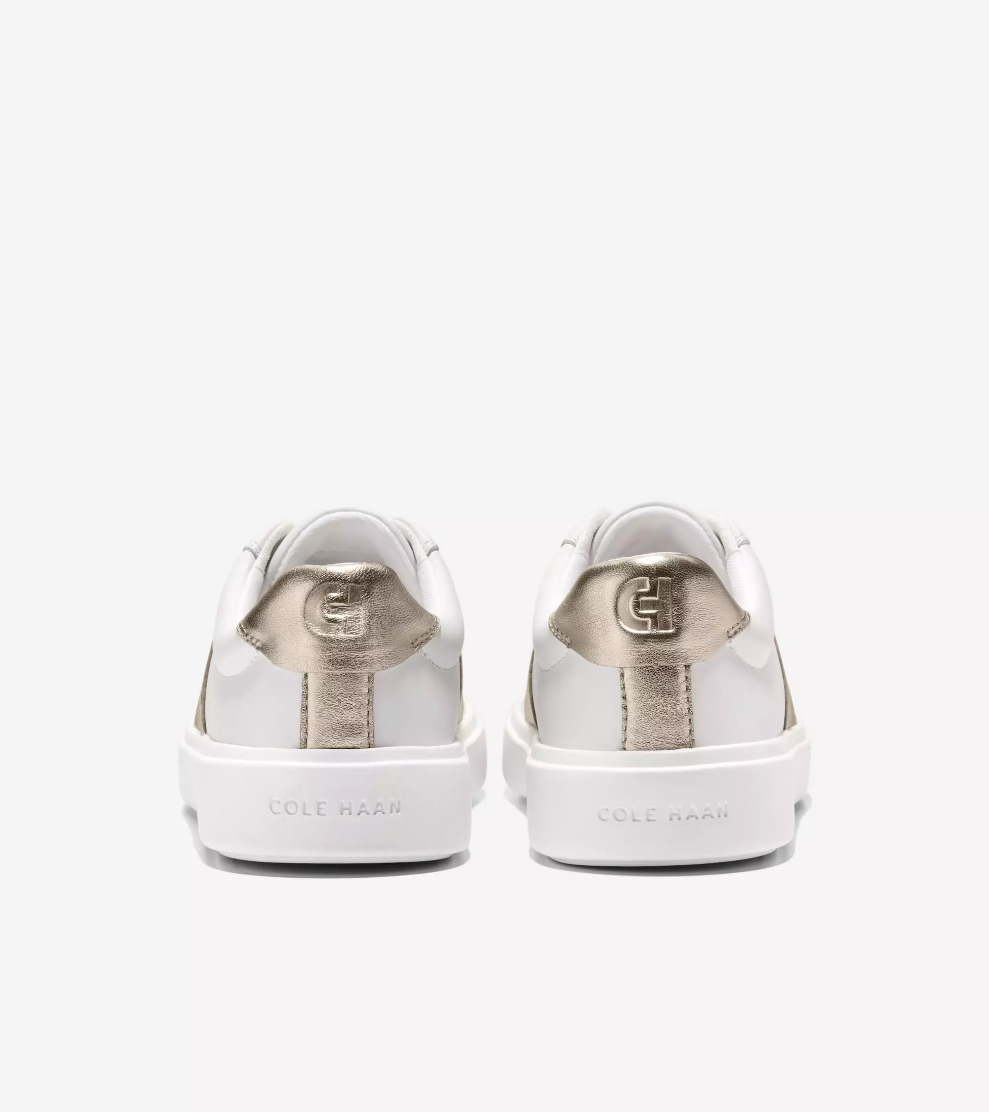 Cole Haan Women Grand Crosscourt Della Sneakers - Sepatu Wanita (Gold)