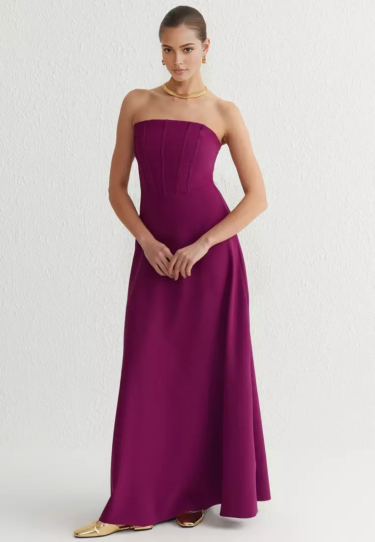 Strapless Maxi Dress