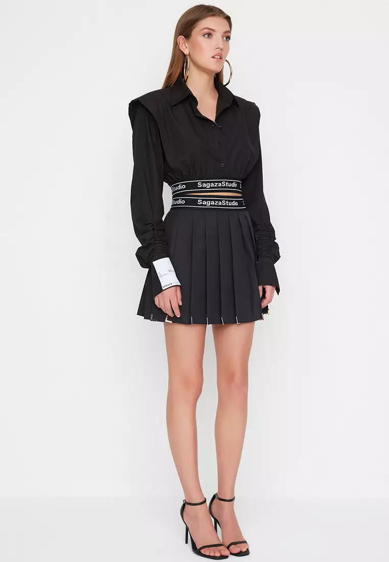 X Sagaza Studio Pleated Skirt