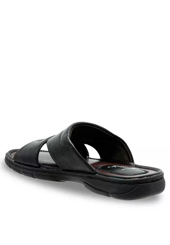 Slip On Faux Leather Classic Casual Sandals