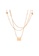 Air Jewellery gold Luxurious M Word Necklace In Rose Gold ED6F9ACC94D78DGS_1