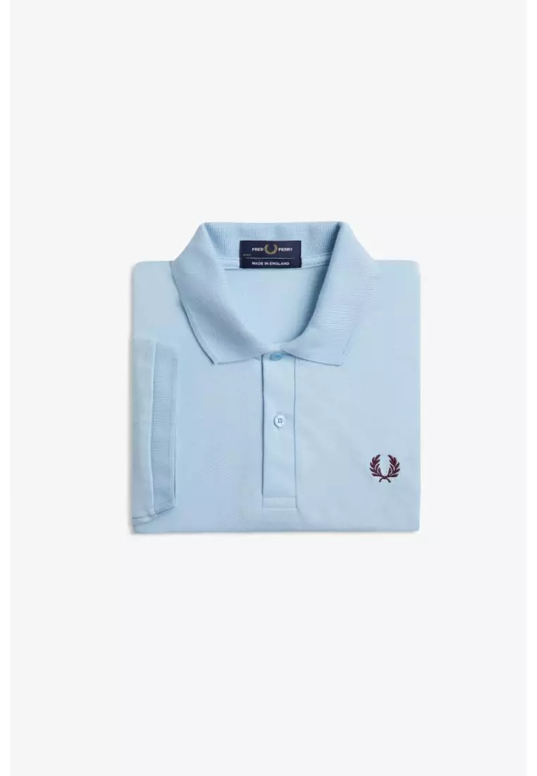 Fred Perry M3 The Fred Perry Shirt (Mineral Blue / Maroon)
