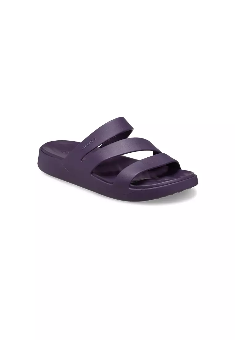 Discount on Crocs  shoes - SKU: Women's Getaway Strappy in Dark Iris