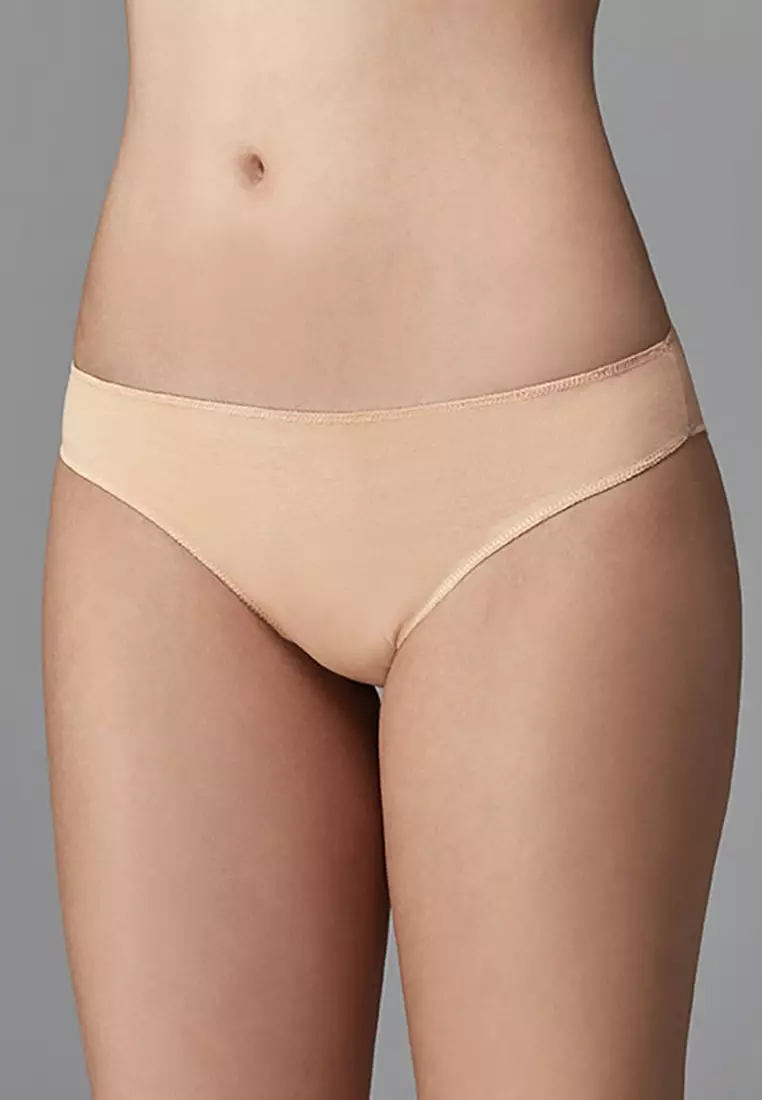 Buy DAGİ 3 Pack Beige Basic Briefs Briefs, Regular, Underwear for Women  Online