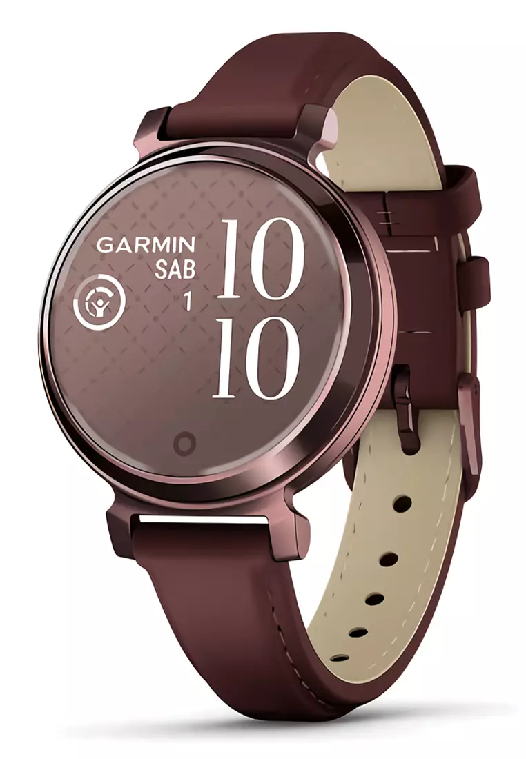 Garmin Lily 2 Classic - Jam Tangan Pintar Wanita - Smart Watch - Dark Bronze with Mulberry - 010-02839-61
