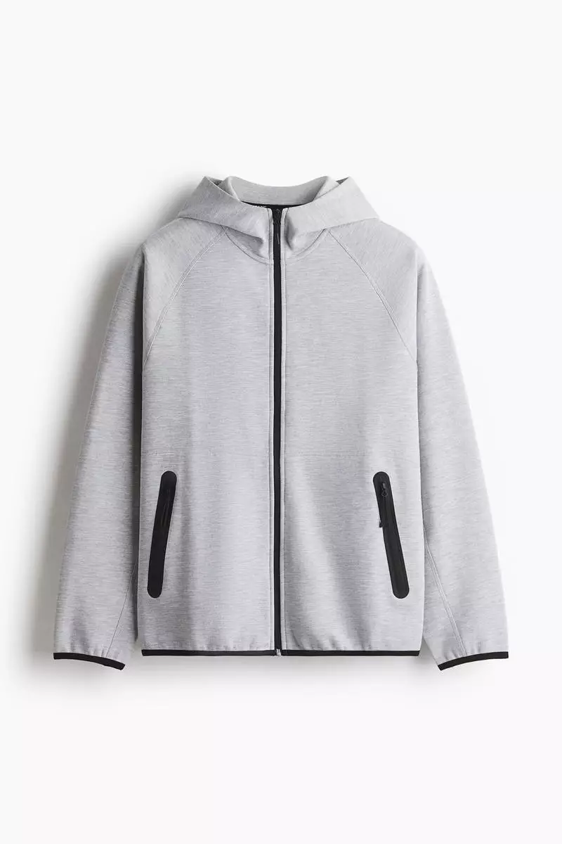 Sports zip-through hoodie with DryMove™