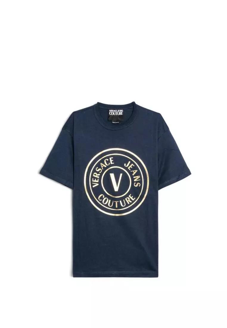 Buy Versace Jeans Couture Cotton T-Shirt Online | ZALORA Malaysia