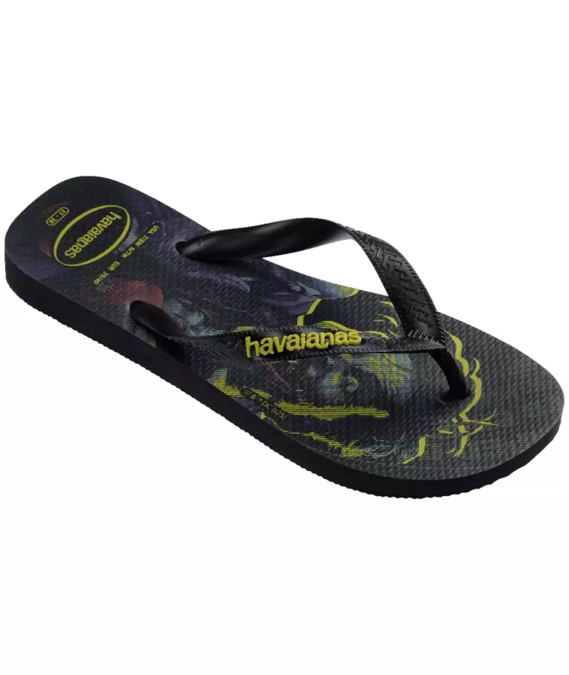 Havaianas 7892 Top Heróis Dc Black/Black/Black - Sandal Pria