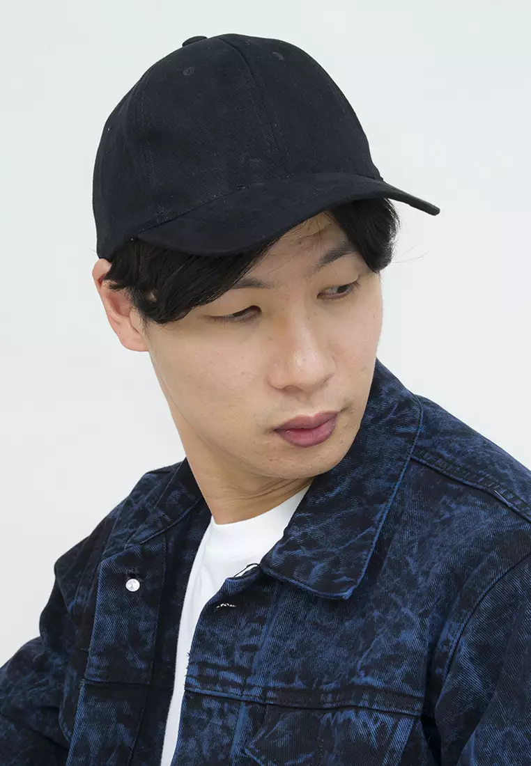 Topi Casual Polos Sport Besi Baseball Cap Tumblr Hat Hitam