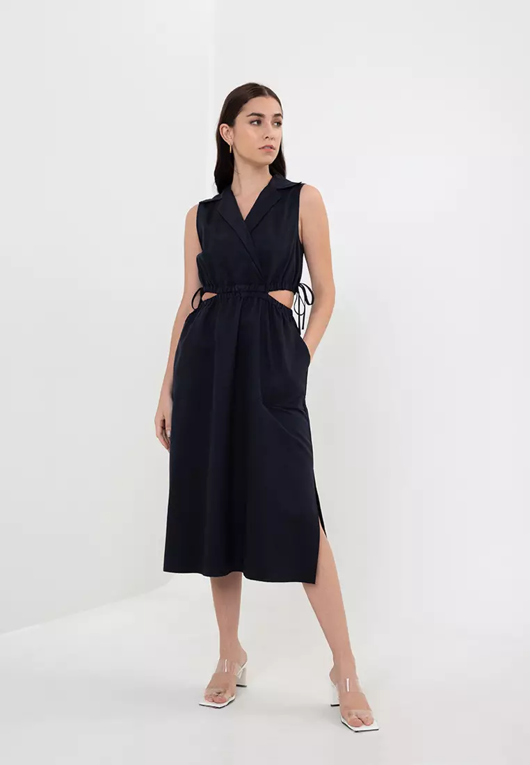 Side cut out dress online