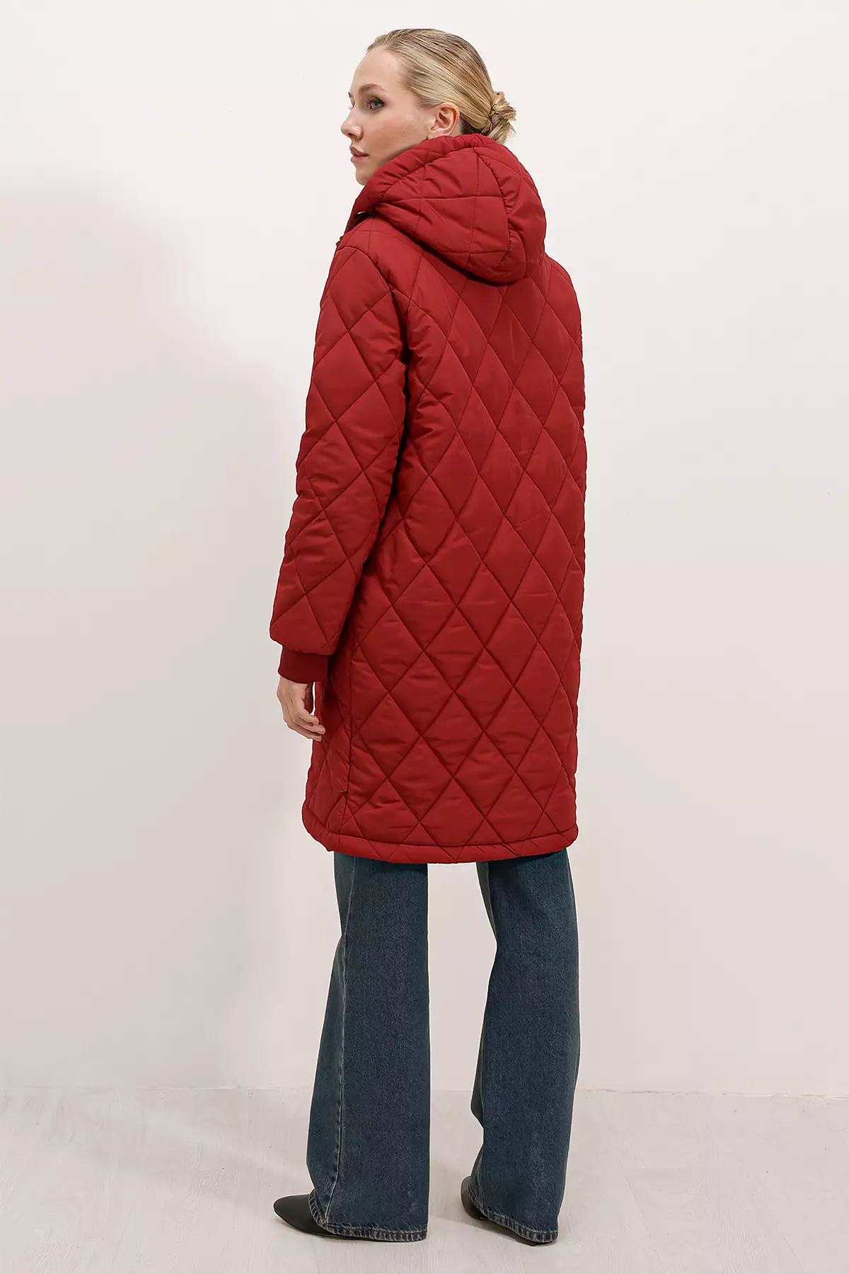 Quilted Long Puffer Coat