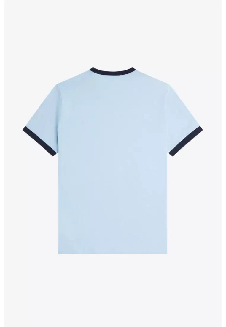 Fred Perry M3519 Ringer T-Shirt (Track Blue/Navy)