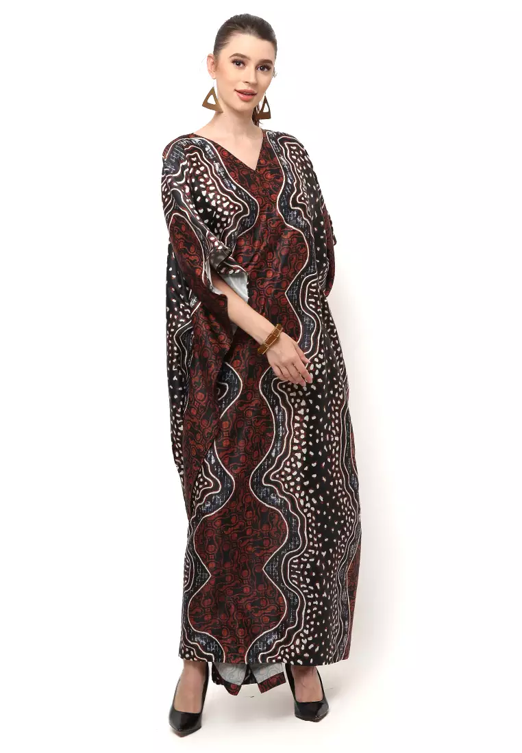 Kanzi Exclusive Short Sleeve Batik Kaftan