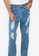 ZALORA BASICS blue Contrast Ripped Slouchy Jeans 35002AA03C5808GS_3