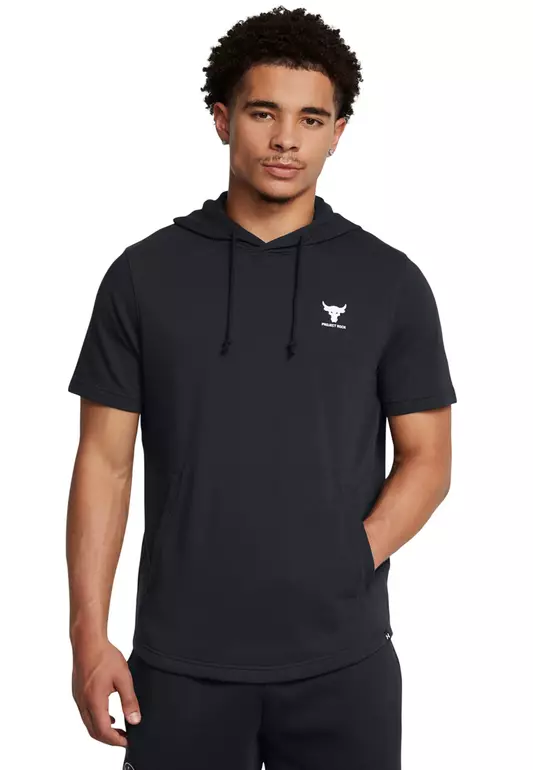 Project Rock Payoff Short Sleeve Terry Hoodie