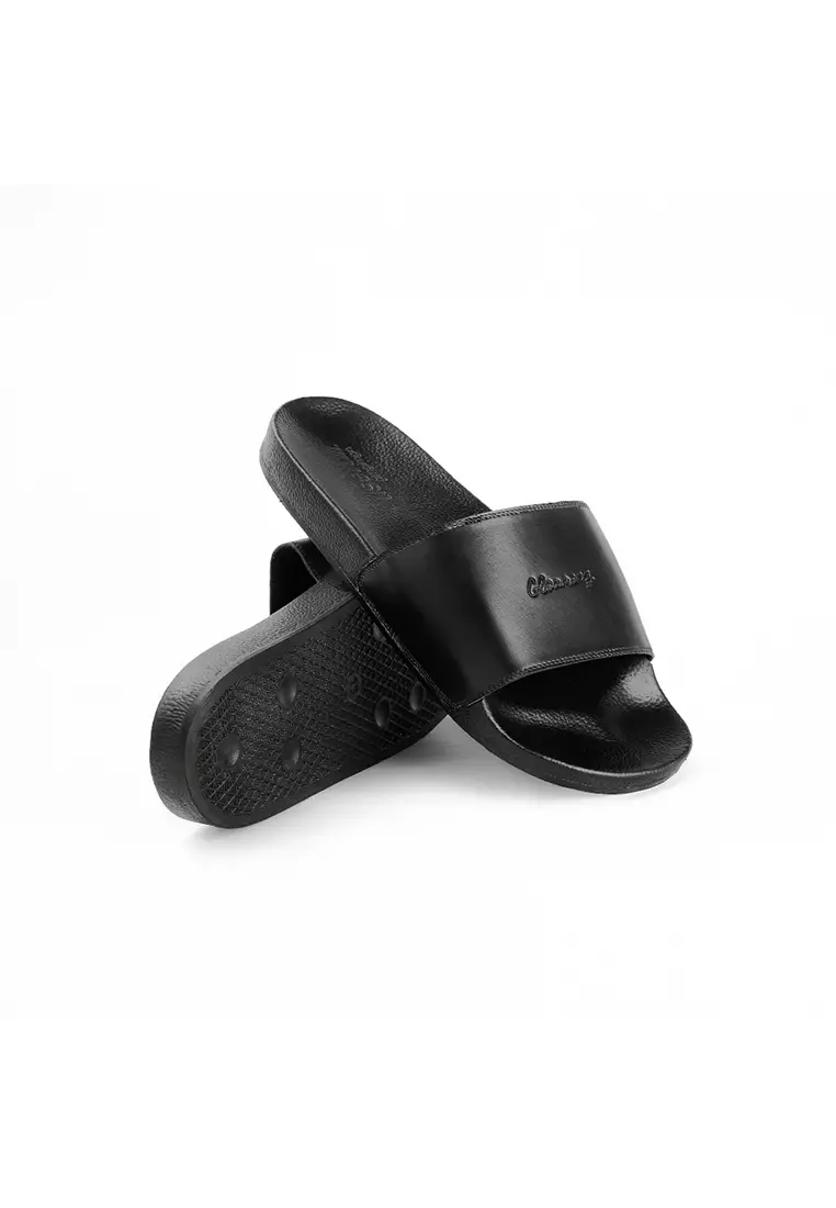 Gloaming Slip On T-Conver Black Sandal Slipper