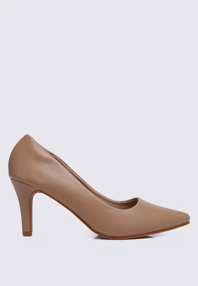 Discount on My Ballerine  shoes - SKU: Ashley Comfy Pumps In Tan