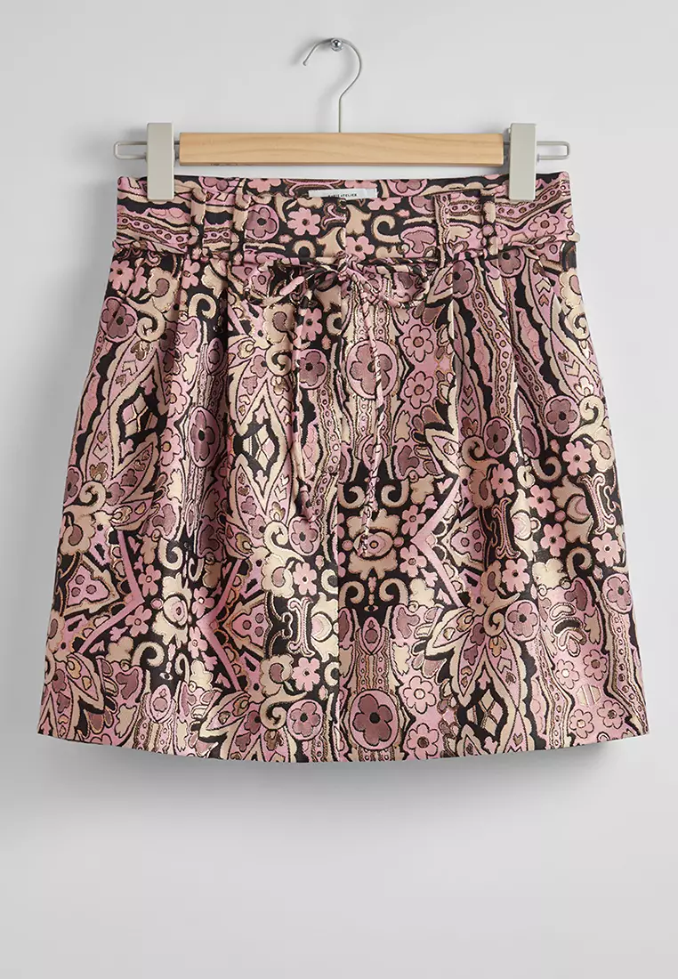 Buy & Other Stories Glitter Jacquard Mini Skirt 2024 Online ZALORA