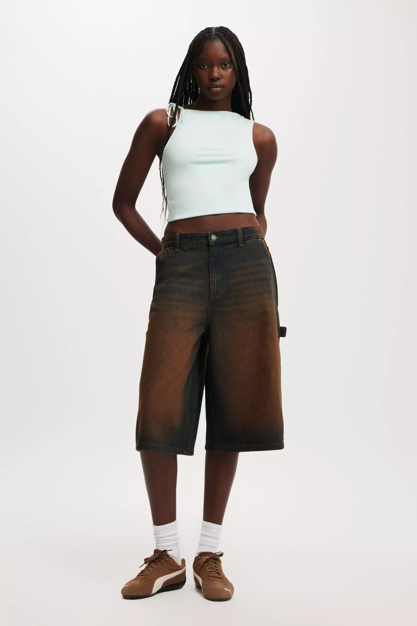 COTTON ON - JEANSWEARS - 91 BAGGY DENIM JORT