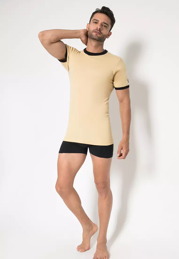 LGS - Innerwear - Pakaian Dalam Pria - Kaos Oblong Pria - Round Neck - LETS.003.333