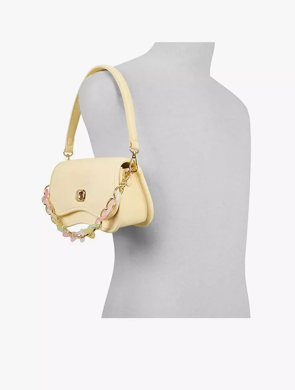 Aldo Clappertina Women's Shoulder Bag - Yellow