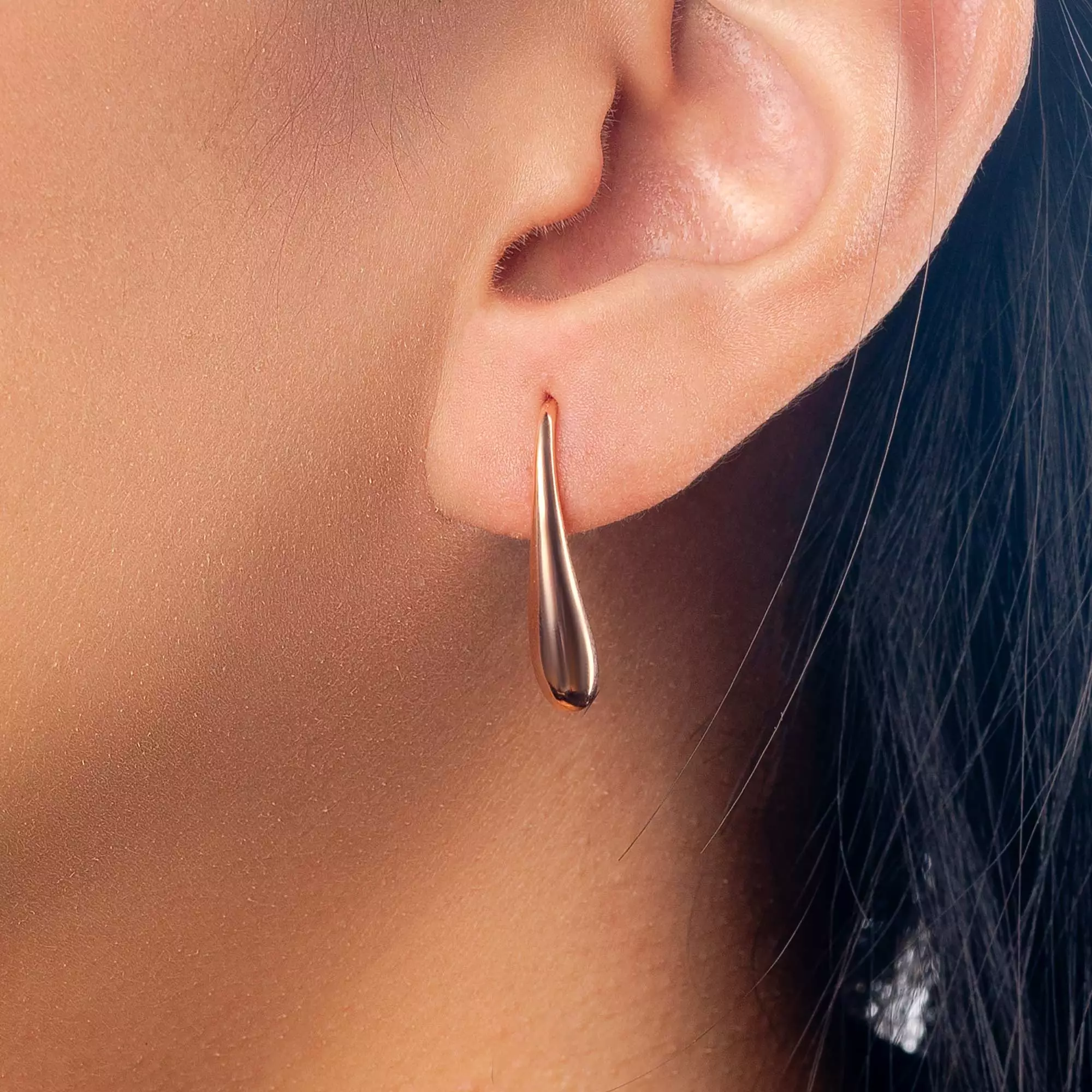 Anting Stud Emas 7k - Pure Gold Earring - With Love Collection - Cassandra Lee x Juene Jewelry