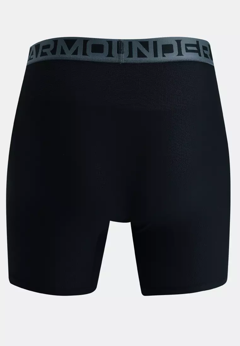 Men's Essential Tech Mesh 6" 2-Pack Boxer Briefs