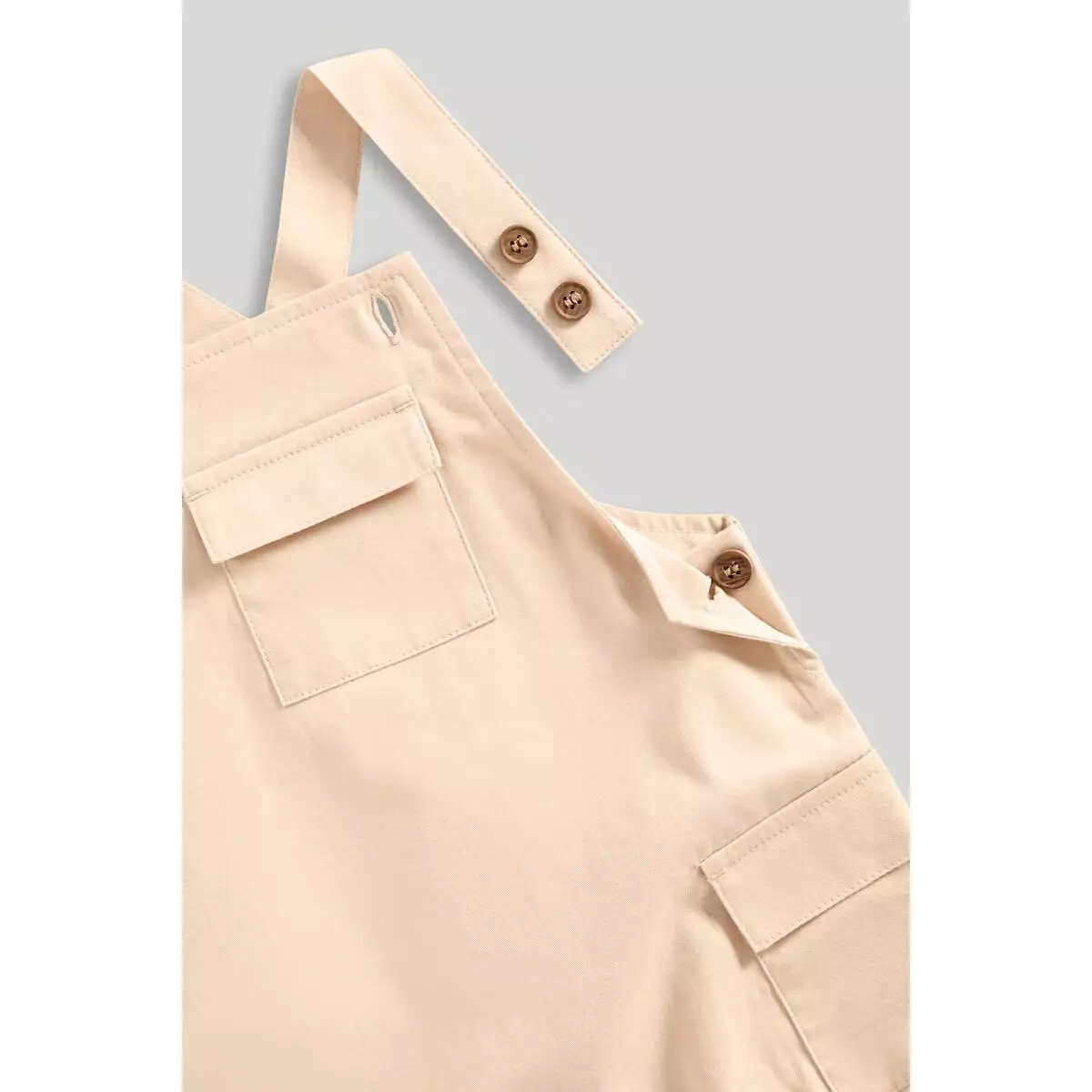 Mothercare Cargo Bibshorts and Bodysuit Set - Set Baju Bayi Laki-laki (Cokelat)