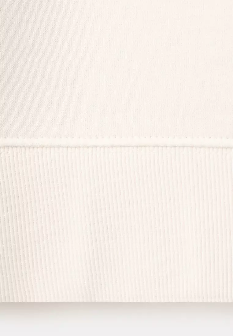 100% Cotton Zip-Neck Sweatshirt