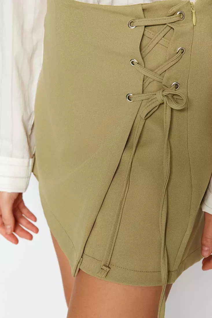 Lace Up Skort