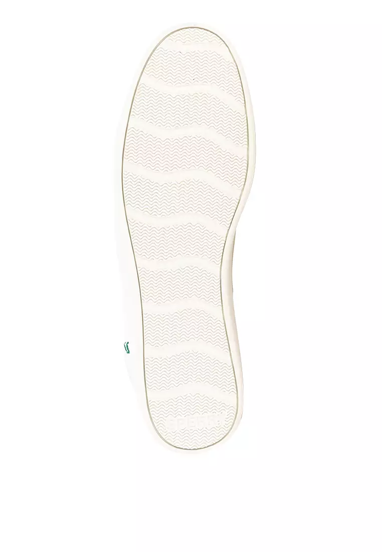 Men's Crew 90 Leather Sneakers Off White Green