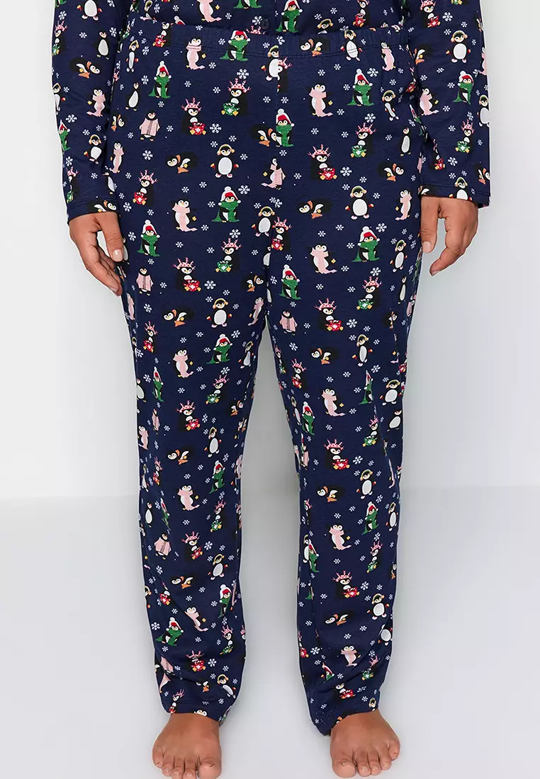 Plus Size Winter Pajamas Set
